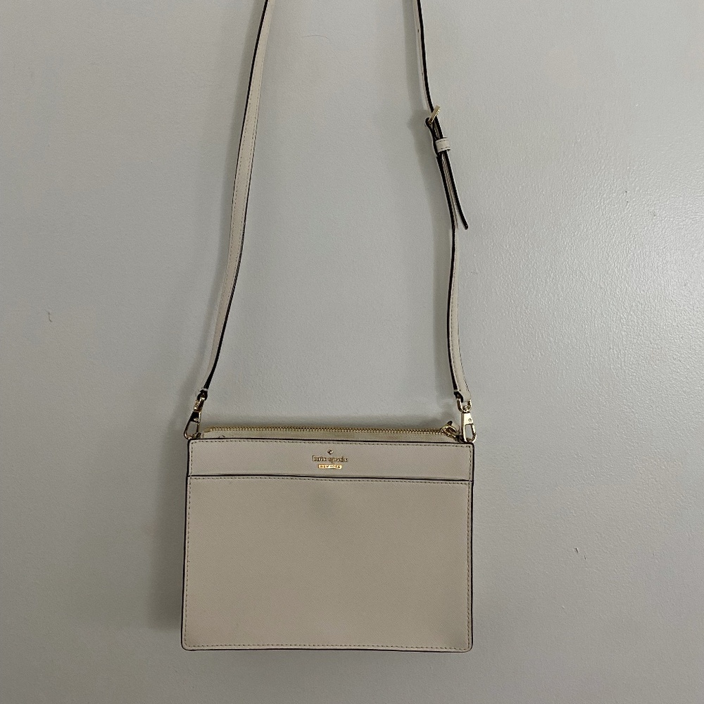 Kate Spade White Crossbody Purse